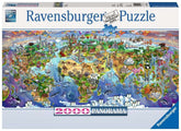 Ravensburger World Wonders Panorama 2000 Piece Jigsaw Puzzle for Adults - Softclick Technology Means Pieces Fit Together Perfectly